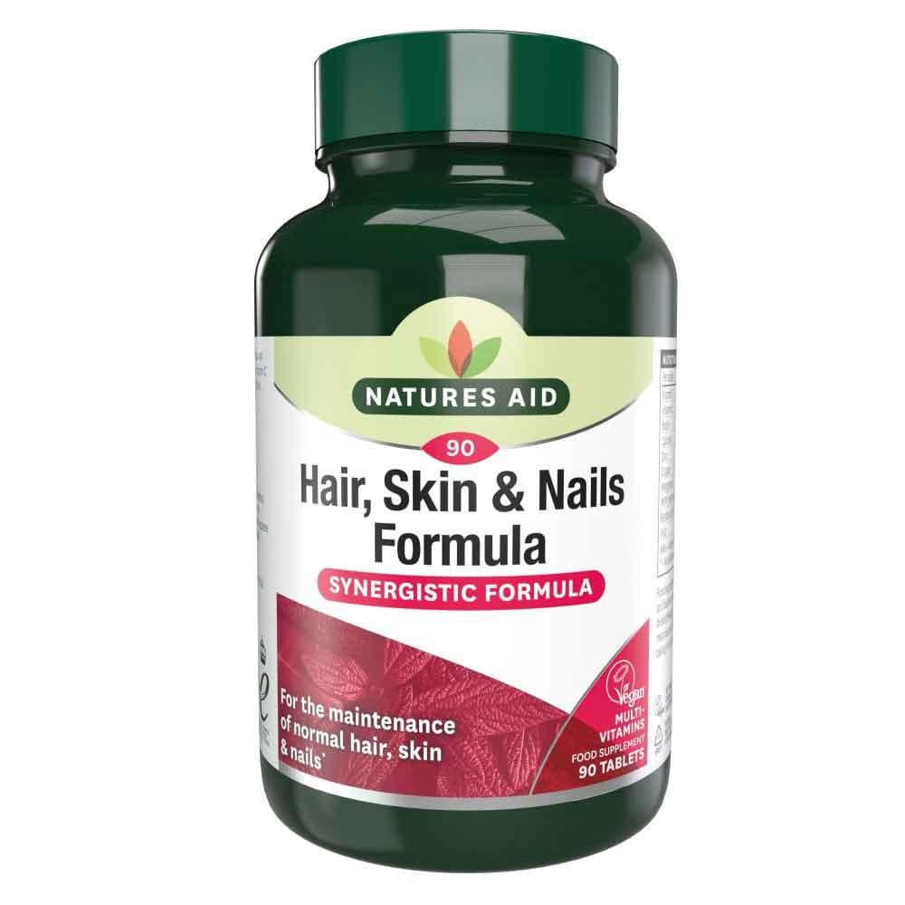 Natures Aid Hair, Skin & Nails Formula - 90 Tablets 121430