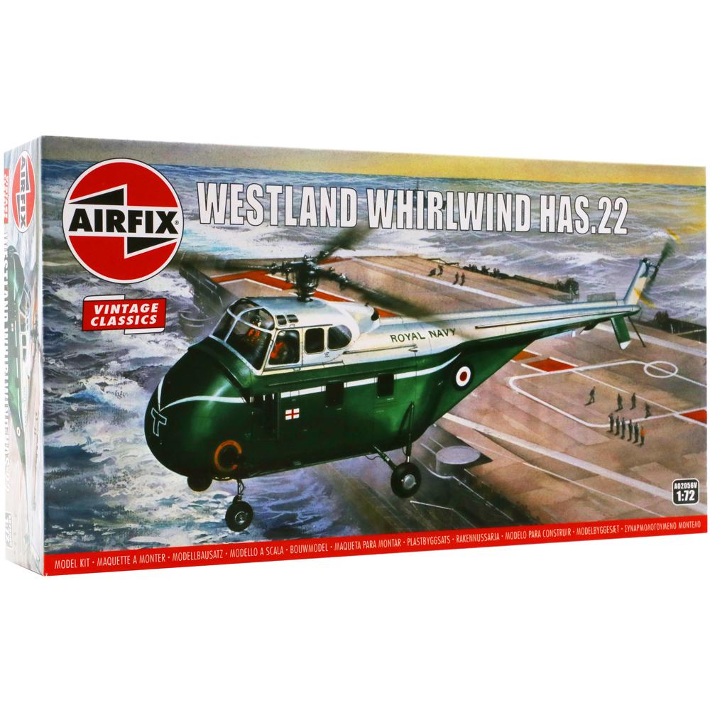 Airfix Westland Whirlwind HAS 22 Helicopter Vintage Classic Model Kit Scale 1:72 A02056V