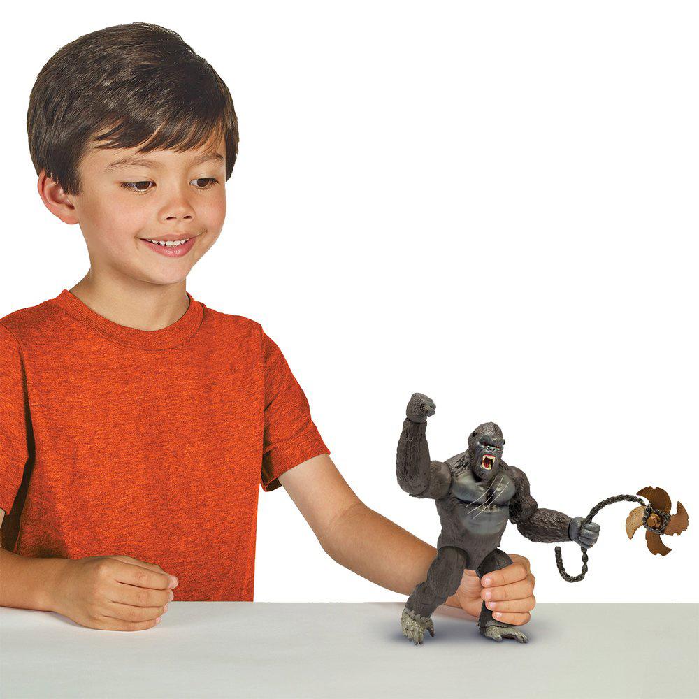 View 4 Monsterverse Kong Skull Island Ferocious Kong Figure with Articulation Ages 4+ MNG18000
