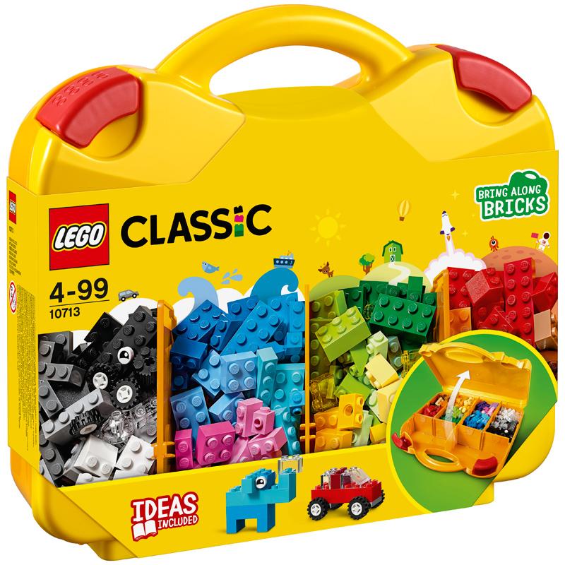 LEGO Classic Creative Suitcase 213 Piece Construction Set Ages 4+ 10713