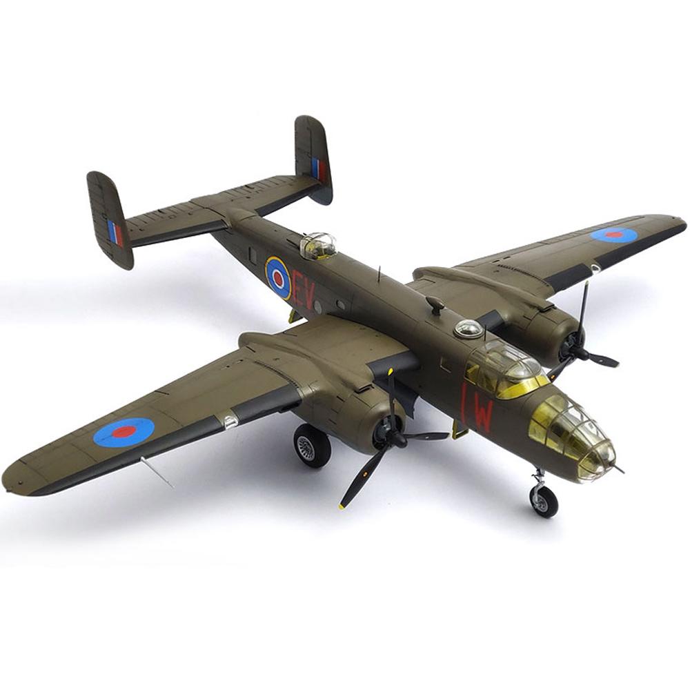 View 2 Academy RAF B 25C/D European Theatre Military Aircraft Model Kit Scale 1:48 12339