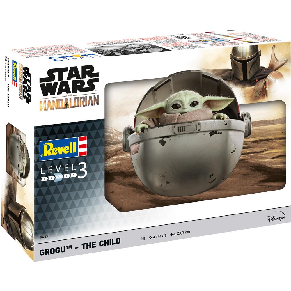 Revell The Mandalorian Grogu The Child with Cradle Model Kit Scale 1:3 06783