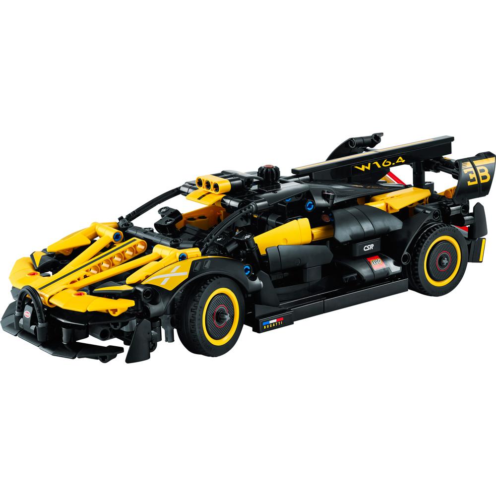 View 2 LEGO Technic Bugatti Bolide Sports Car Construction Set Toy 905 Piece L42151