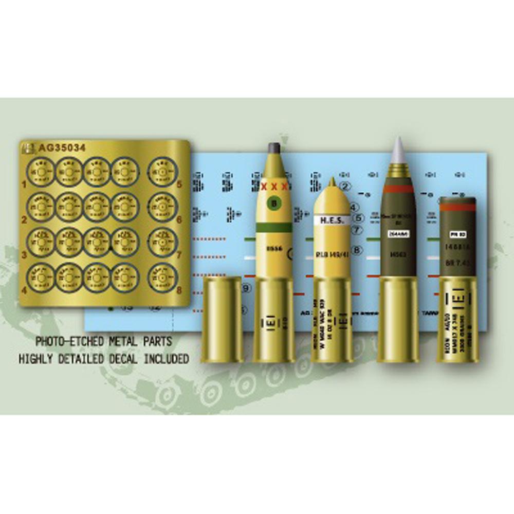 Afv Club Uk Mm Howitzer Ammo Set For Scale Model Kits And Dioramas