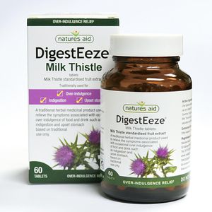 View 5 Natures Aid Digesteeze Milk Thistle Extract - 60 Tablets 127120