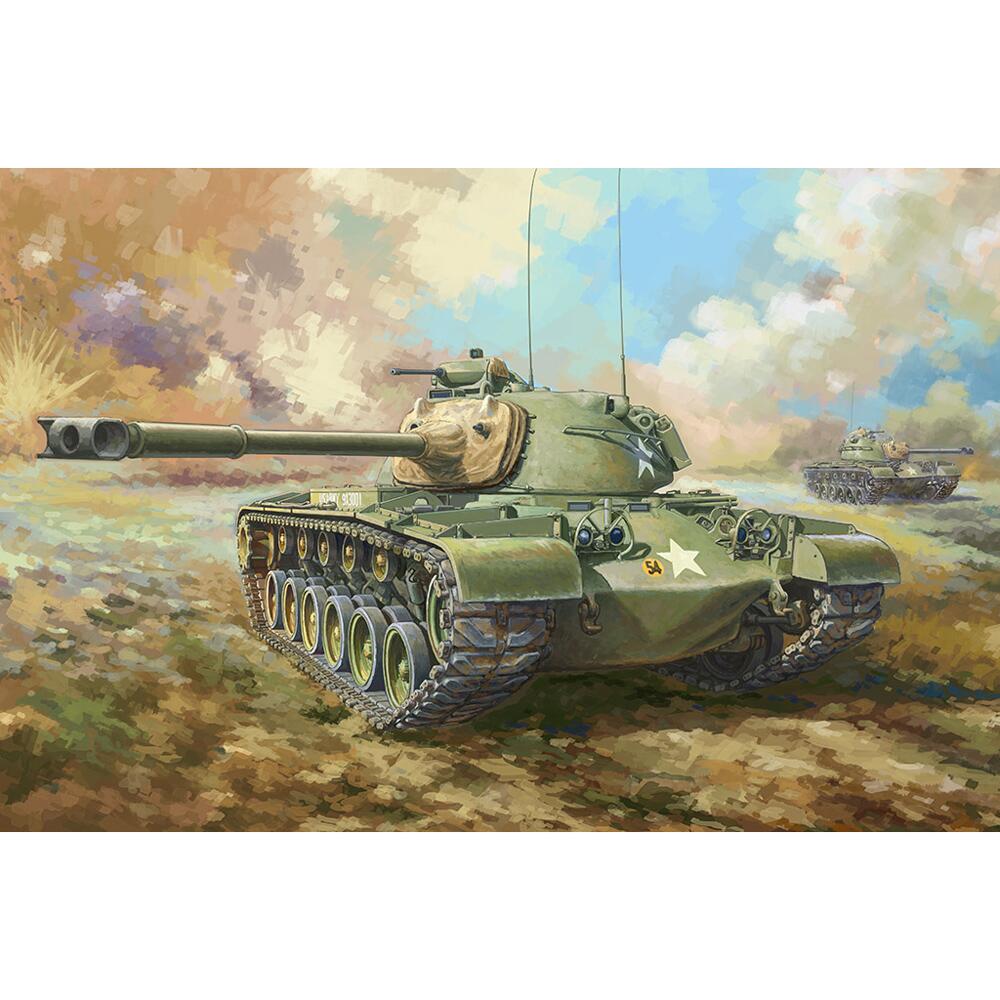 I Love Kit US M48A1 Patton Main Battle Tank Military Model Kit Scale 1:35