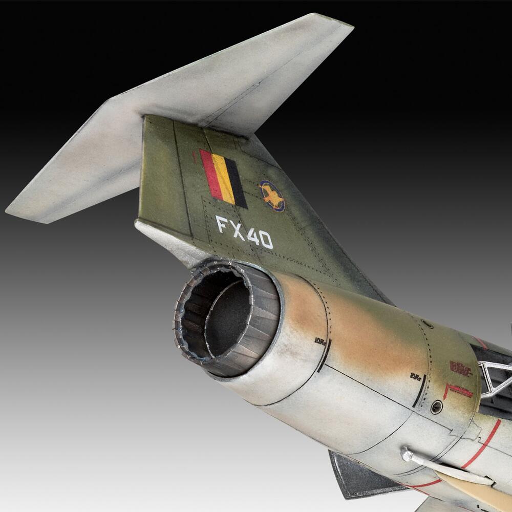View 5 Revell Lockheed F-104G Starfighter RNAF/BAF Military Jet Model Kit Scale 1:72 03879