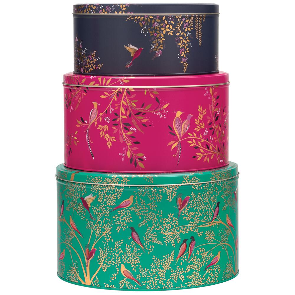 Sara Miller Chelsea Round Steel Nesting Cake Tins Set of 3 SM6146