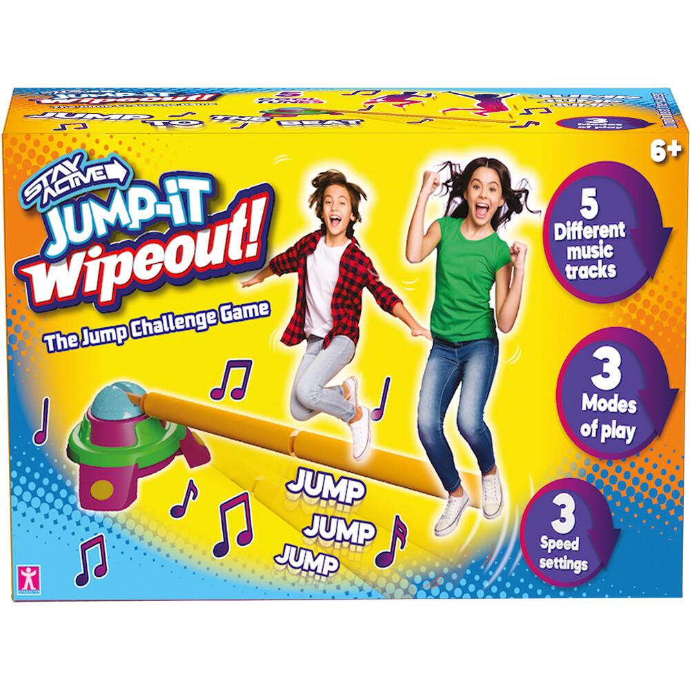 Stay Active Jump-It Wipeout Challenge Outdoor Game with Music 0OD-07641