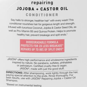 View 3 Jason Hair Conditioner Repairing Jojoba and Castor Oil 473ml K0006
