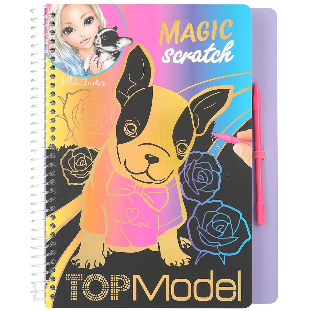 Depesche TOPModel Magic Scratch Book 20 Pages and Pen for Ages 6+ 12410_A
