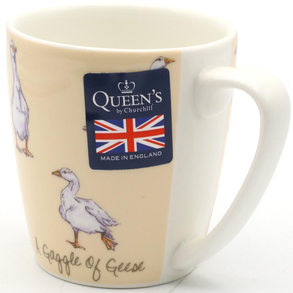 Queens The In Crowd A Gaggle of Geese Fine China 300ml Acorn Mug