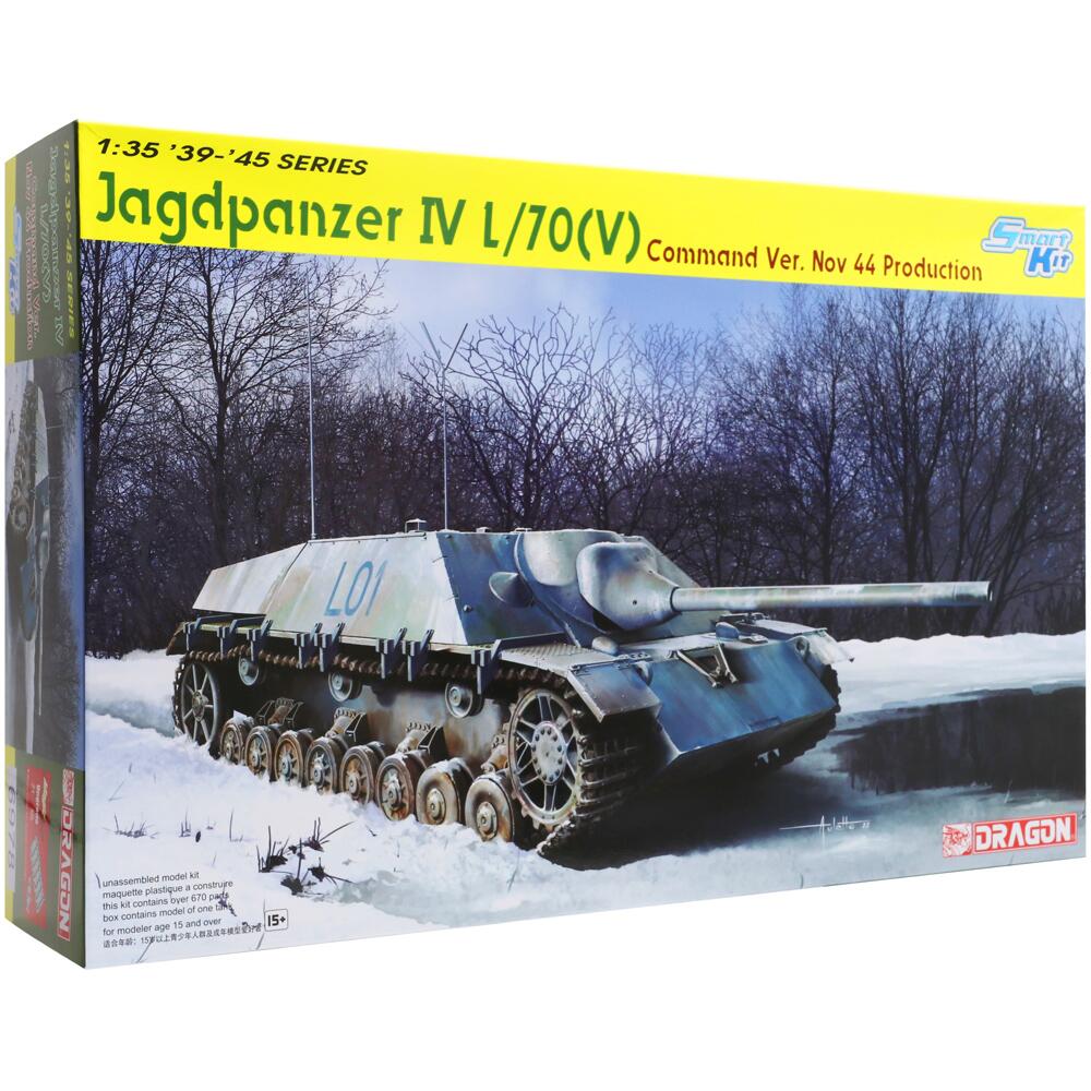 Dragon Jagdpanzer IV L/70(V) Tank German WWII Military Vehicle Model Kit Scale 1:35 D6978
