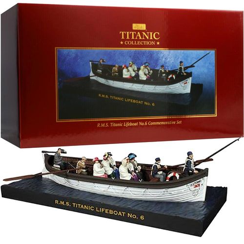 WBritain RMS Titanic Lifeboat No 6 Commemorative Set 20 Piece Model Scale 1:30 62001