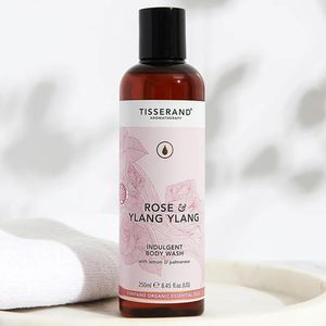 View 3 Tisserand Aromatherapy Rose & Ylang Ylang Indulgent Body Wash 250ml TIRYBBBW02