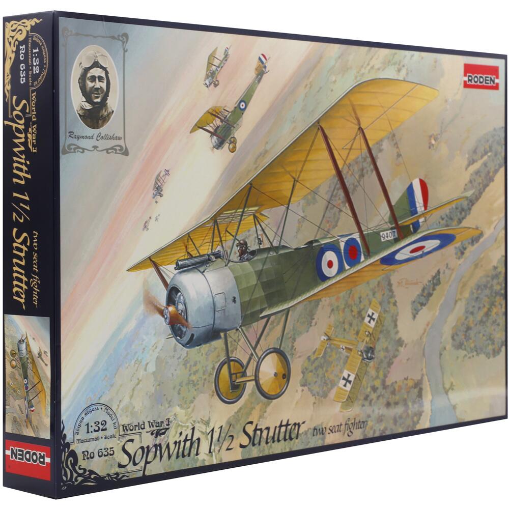 Roden Sopwith 1½ Strutter British WWI Military Aircraft Model Kit Scale 1:32 635