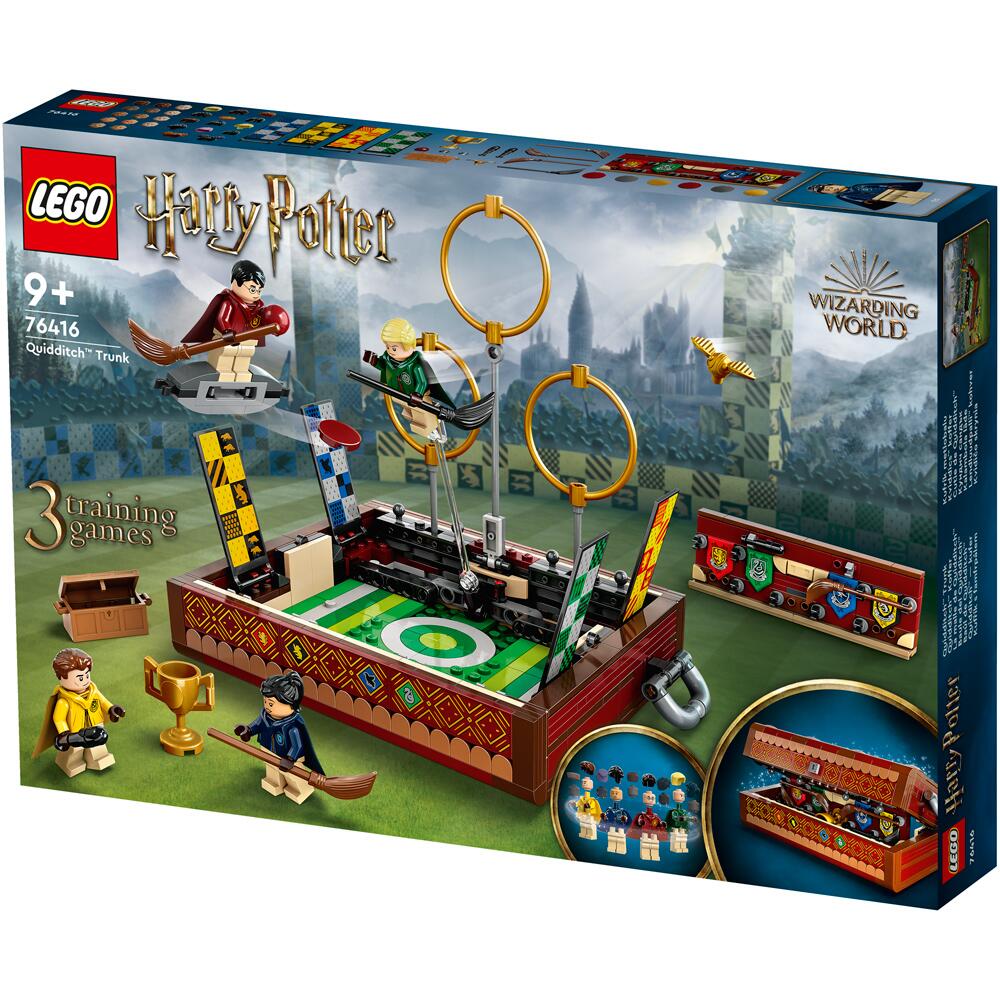 LEGO Harry Potter Quidditch Trunk 599 Piece Building Set 76416 Ages 9+