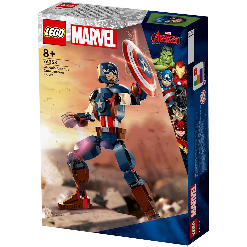 LEGO Marvel Captain America Construction Figure 310 Piece Set 76258 Ages 8+ 76258