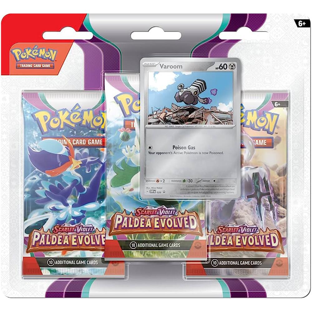 Pokemon Trading Card Game Scarlet & Violet 2 Paldea Evolved Booster Bundle  6 Booster Packs 