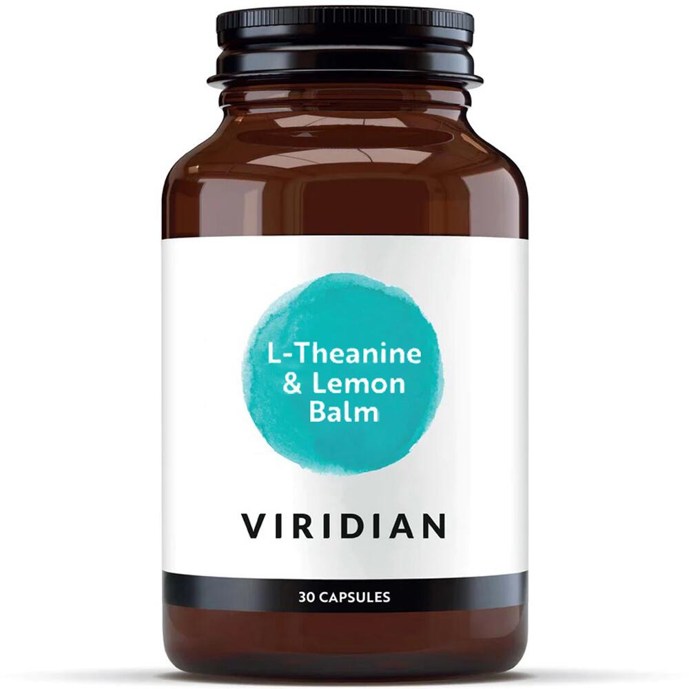 Viridian L-Theanine and Lemon Balm 30 Capsules Vegan 0021