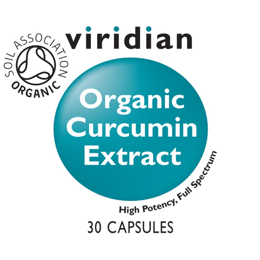 Viridian Organic Curcumin Extract 30 Capsules