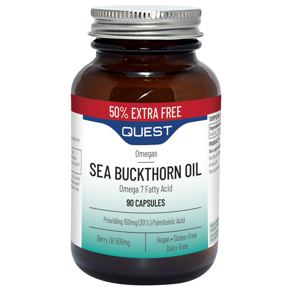 Quest Sea Buckthorn Oil 90 CAPSULES (50% Extra Free) QP601496