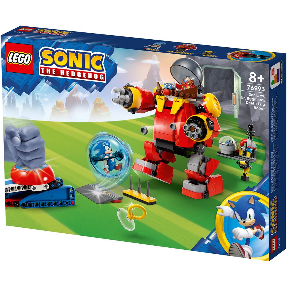 LEGO Sonic The Hedgehog Sonic vs Dr Eggman's Death Egg Robot Set 76993