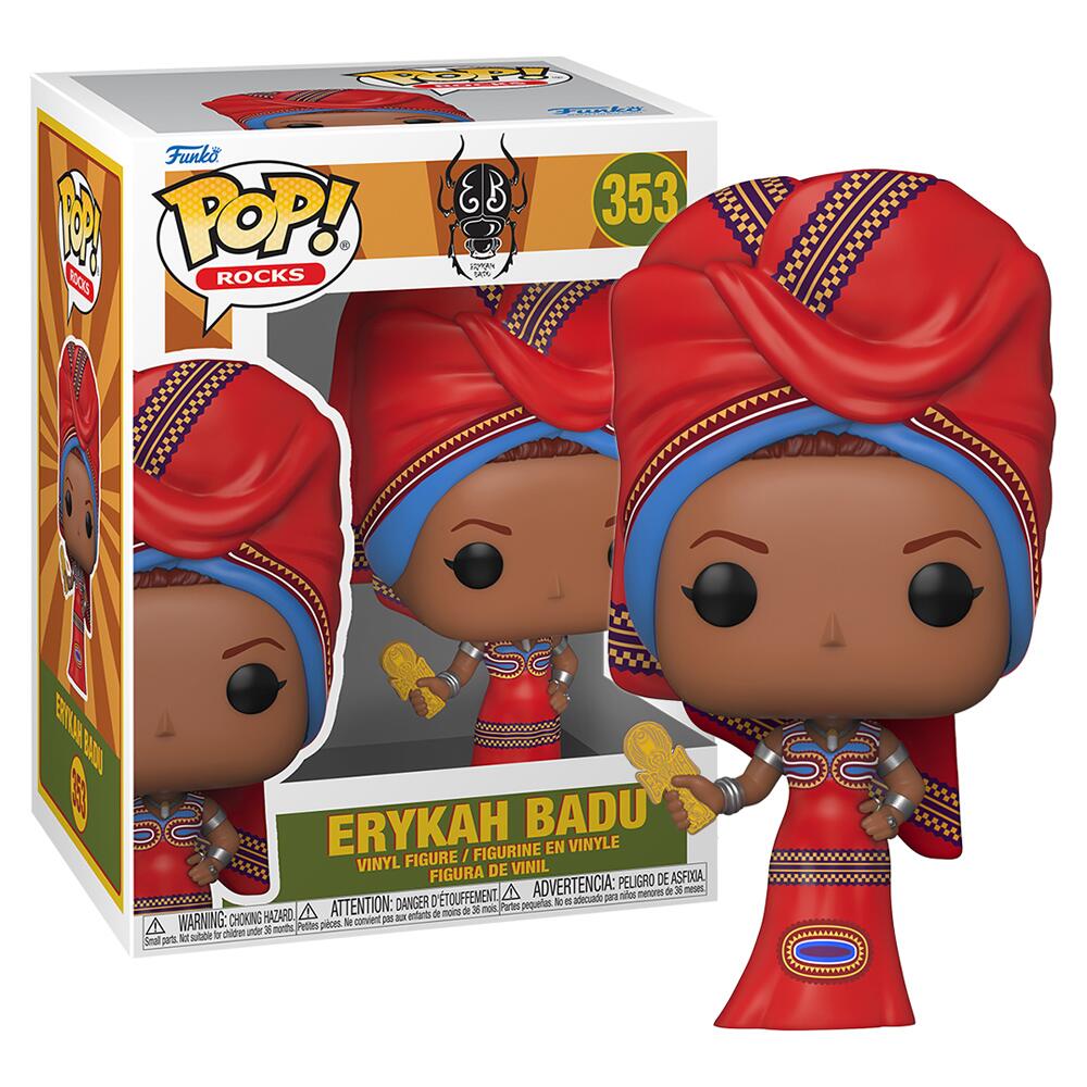 Funko POP! Rocks ERYKAH BADU in Red Dress Vinyl Figure 353 72568