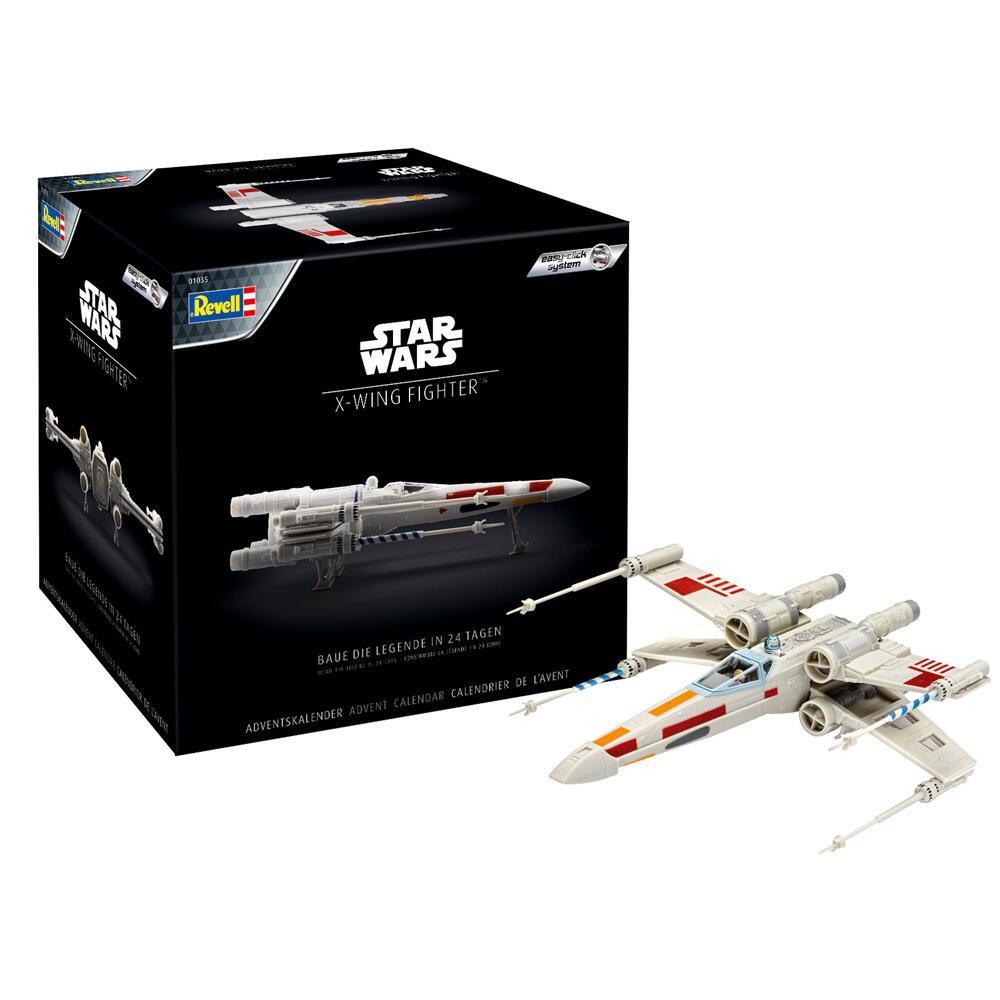 Revell Star Wars X-Wing Fighter Advent Calendar Model Kit Easy-Click Scale 1/57 01035