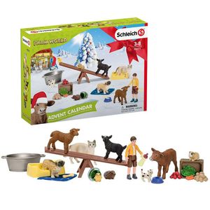 View 2 Schleich Farm World Advent Calendar with Animal Figures and Accessories 98271