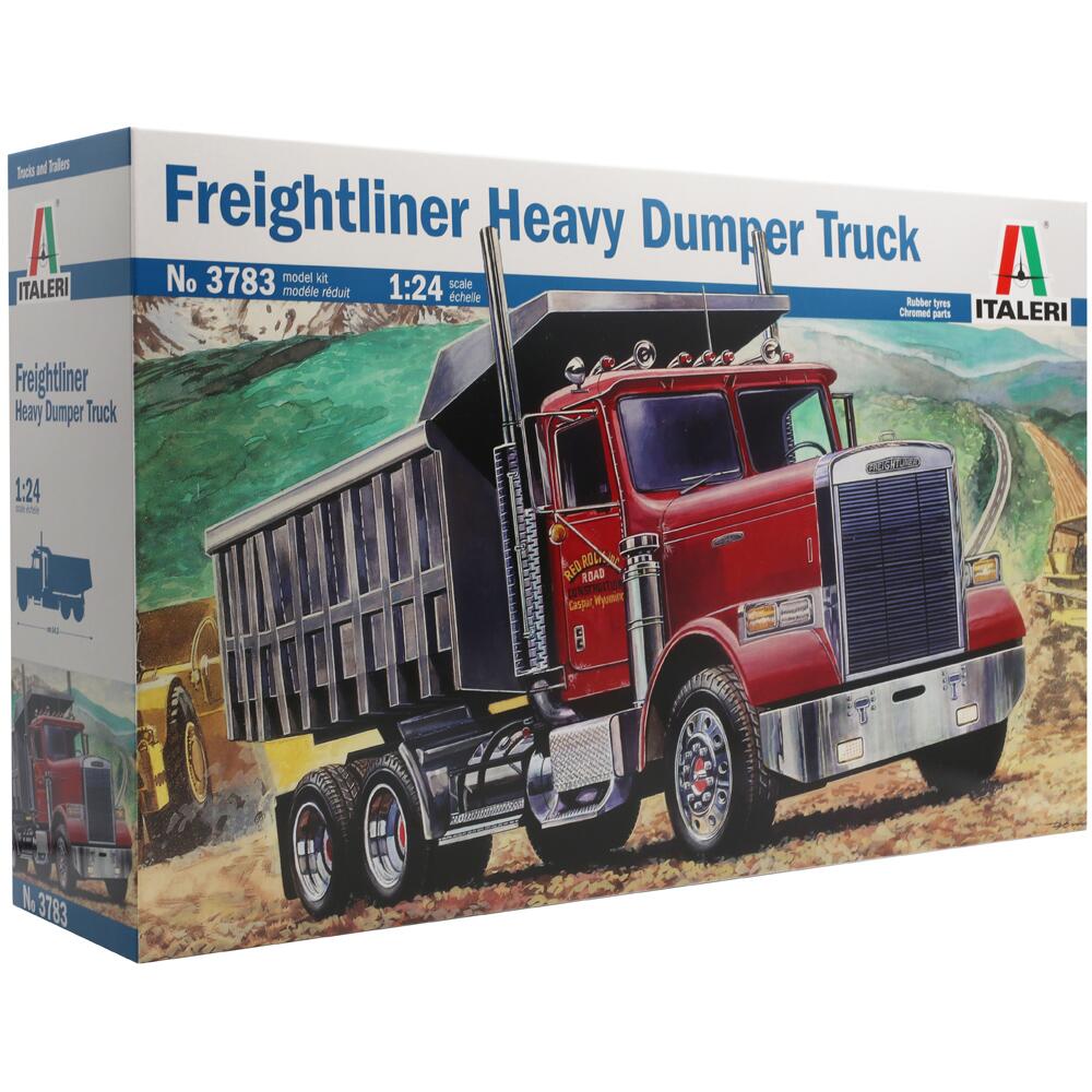 Italeri Freightliner Heavy Dumper Truck Model Kit 3783 Scale 1/24