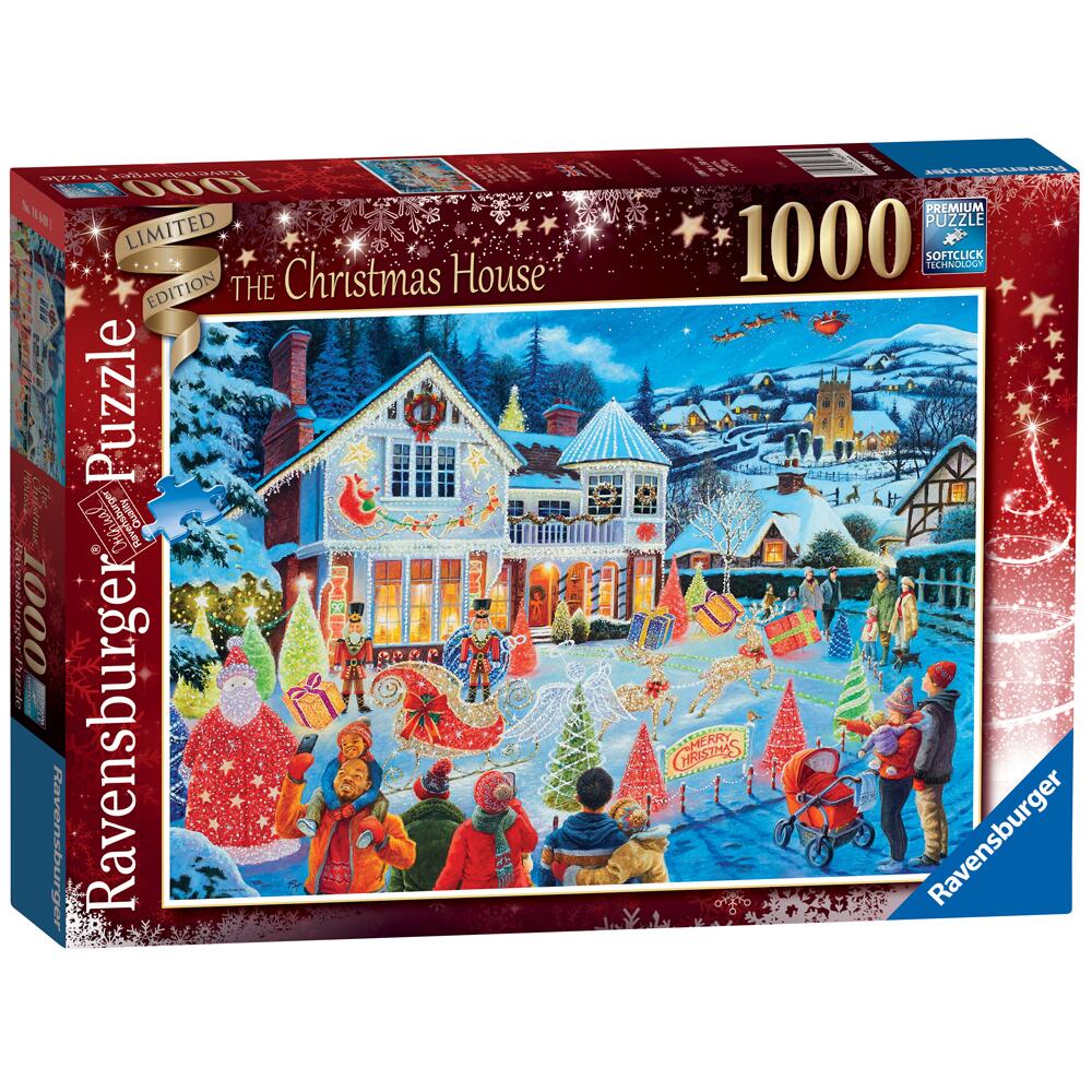 Ravensburger Limited Edition The Christmas House 1000 Piece Jigsaw Puzzle 16849