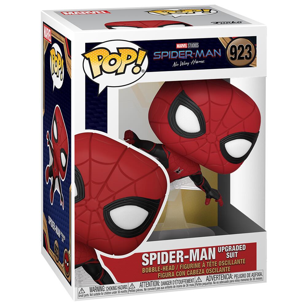 Funko POP! Marvel Spider-Man Upgraded Suit Vinyl Bobble-Head Figure 923 57634