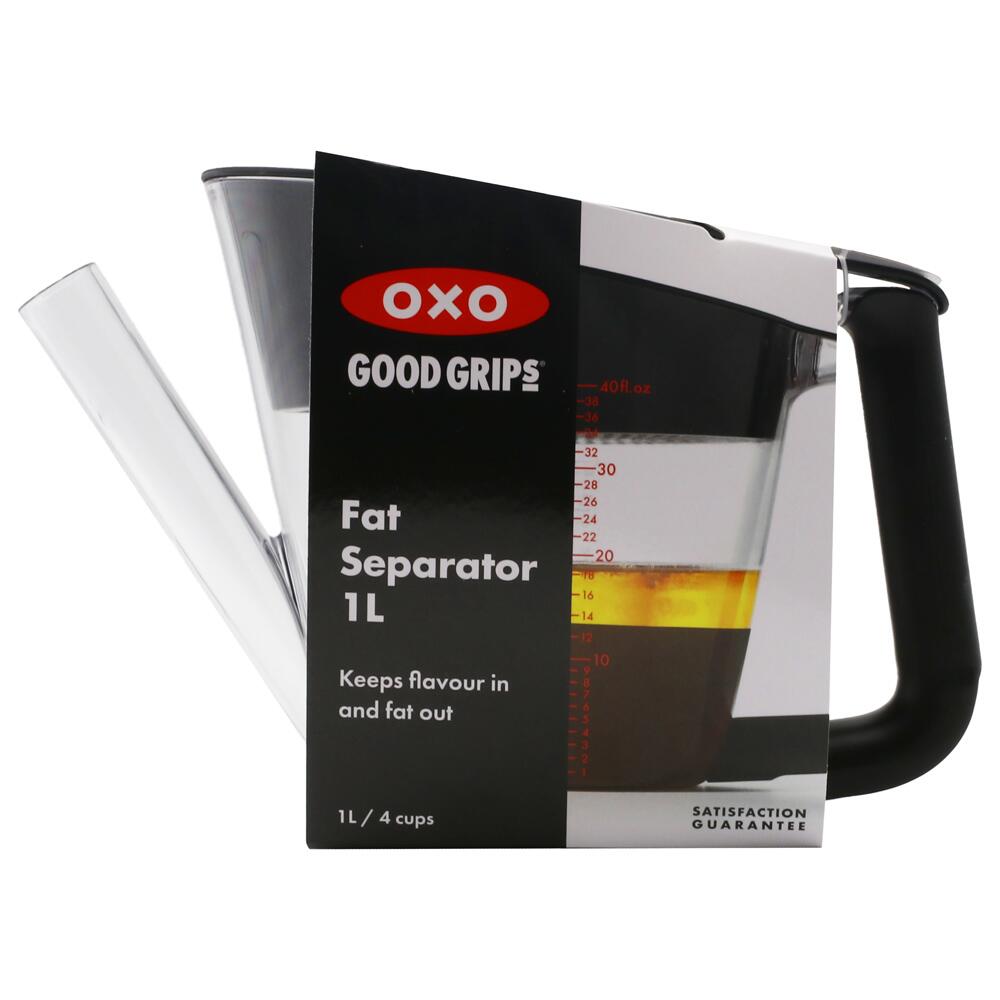 OXO Good Grips Gravy Fat Seperator 1 Litre with Silicone Valve 11297600UK