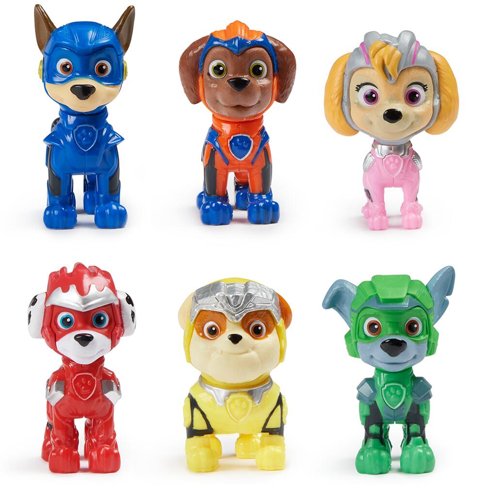 PAW Patrol The Mighty Movie 6 Pup Figure Gift Pack