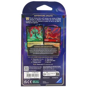 View 4 Disney Lorcana TCG The First Chapter Starter Deck DARING AND DECEPTION RV98170