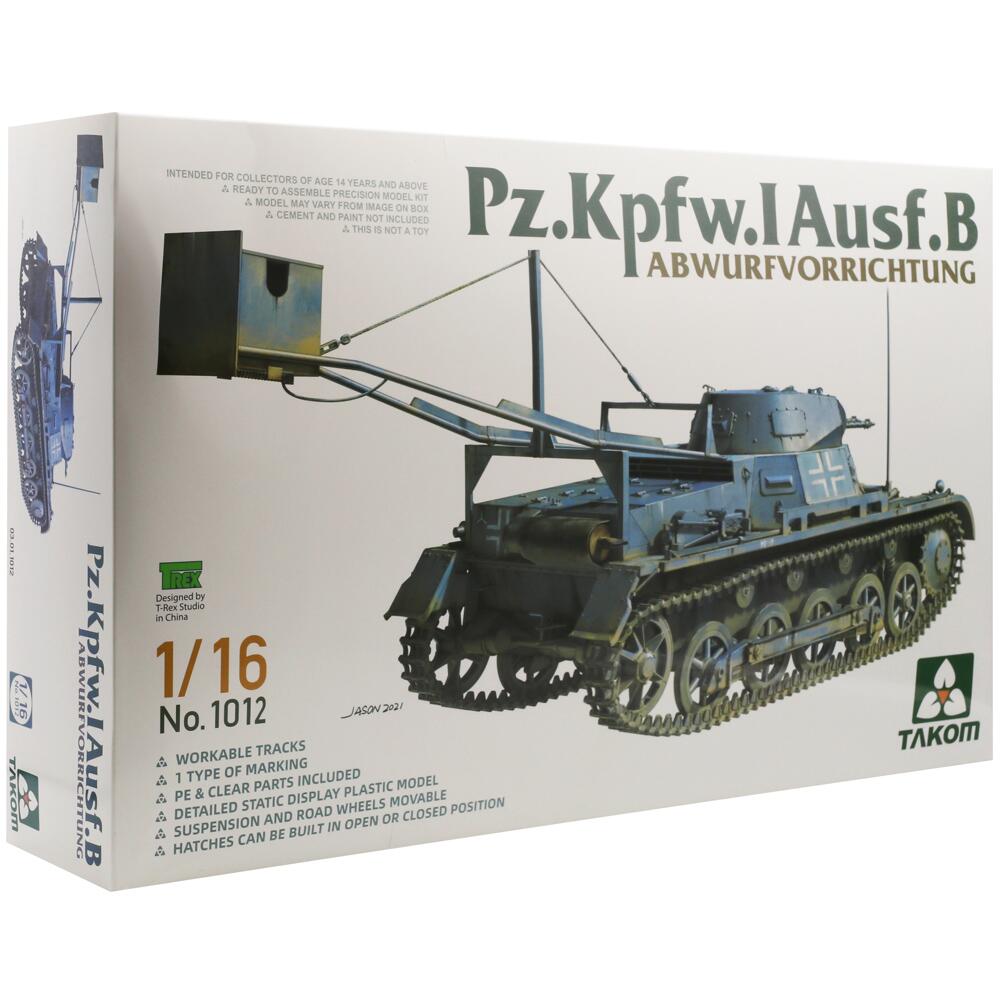 Takom Pz.Kpfw.I Ausf.B Abwurfvorrichtung Model Kit Scale 1/16 PKTAK01012