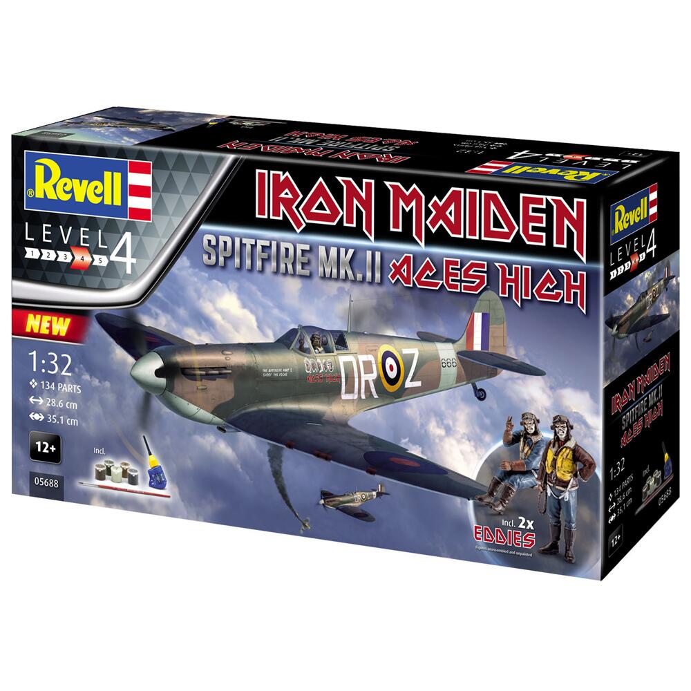 Revell Iron Maiden Aces High Spitfire MK.II Model Kit Scale 1/32 05688