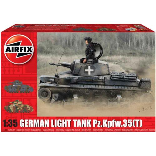 Airfix German Light Tank Pz.Kpfw.35(T) Model Kit Scale 1/35 A1362