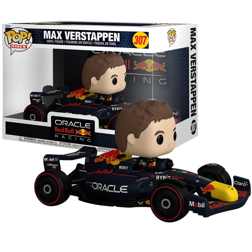 Funko POP! Rides Max Verstappen in Red Bull Racing Car Figure 307 72617