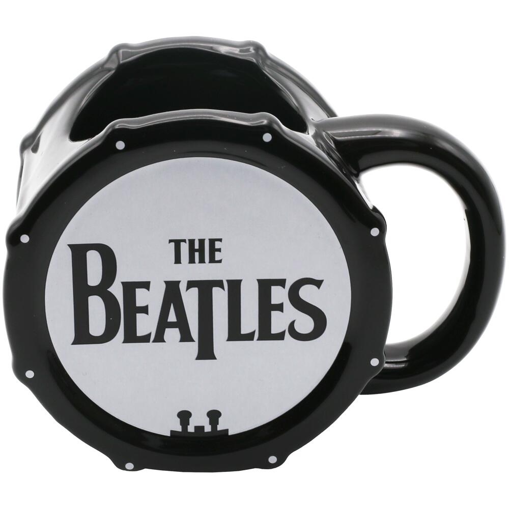 The Beatles Drum Shaped Logo Mug 250ml Gift Boxed