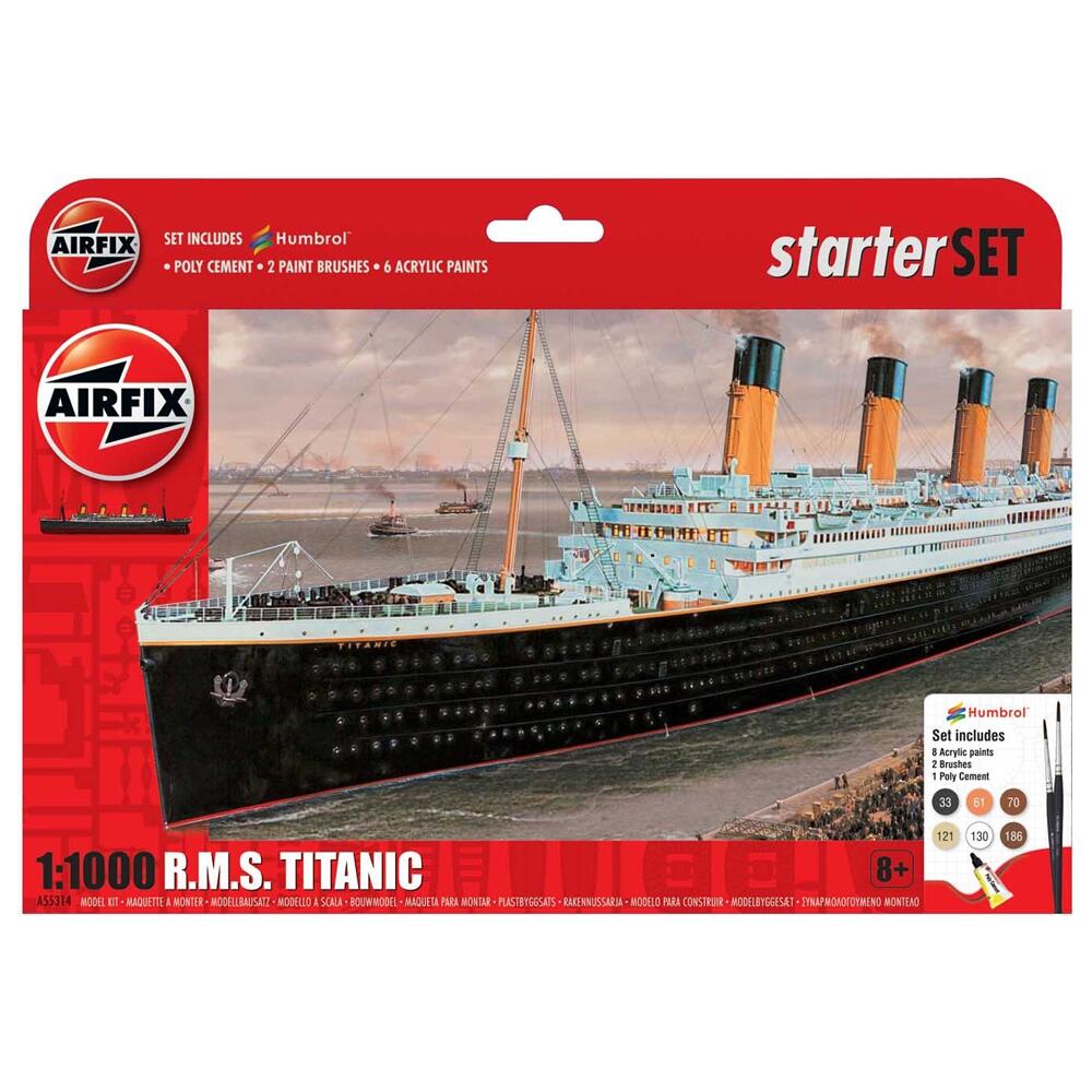 Airfix RMS Titanic Model Kit Starter Set Scale 1:1000 A55314