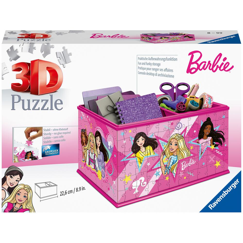 Ravensburger Barbie Storage Box 3D Puzzle 216 Piece 11584