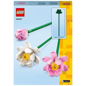 View 3 LEGO Icons Lotus Flowers Building Set 40647