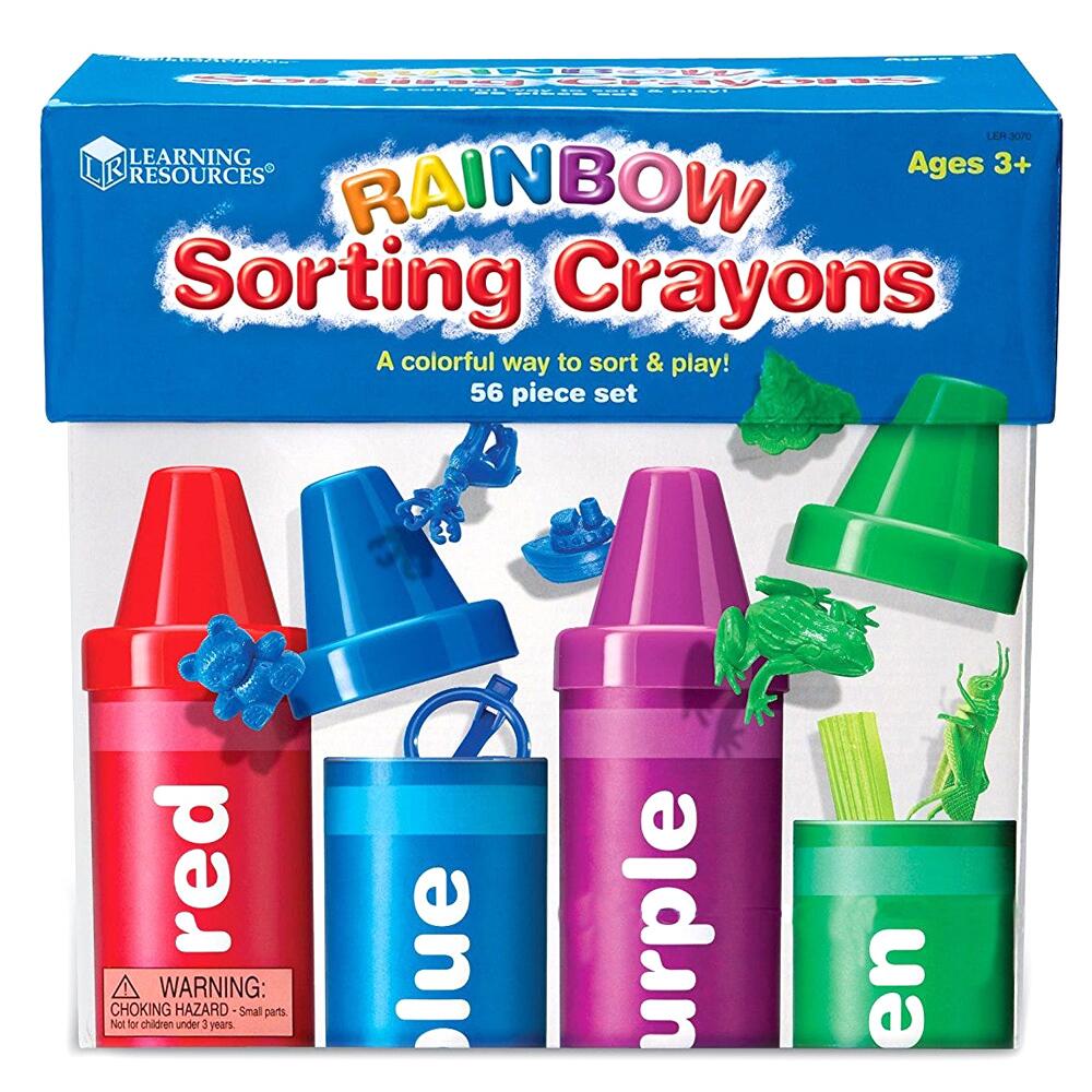 Learning Resources Rainbow Sorting Crayons  LER3070