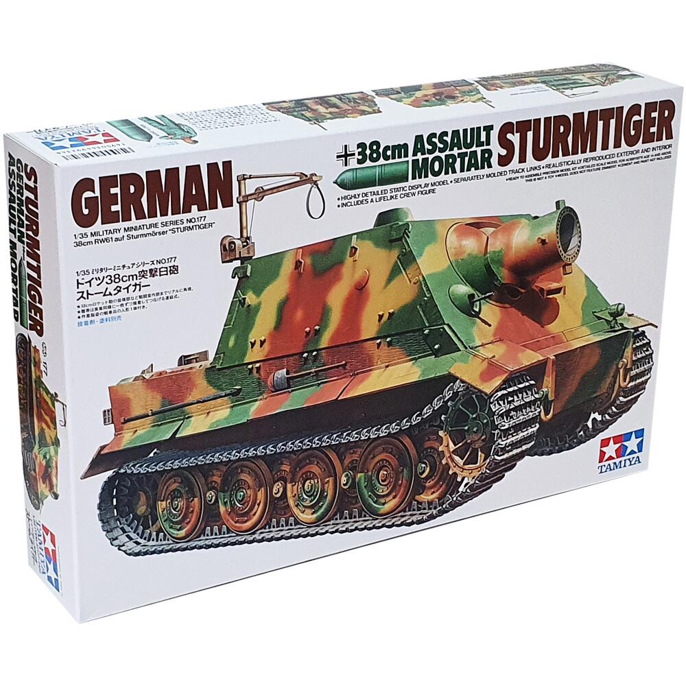 Tamiya German Sturmtiger Tank Model Kit 35177 Scale 1/35