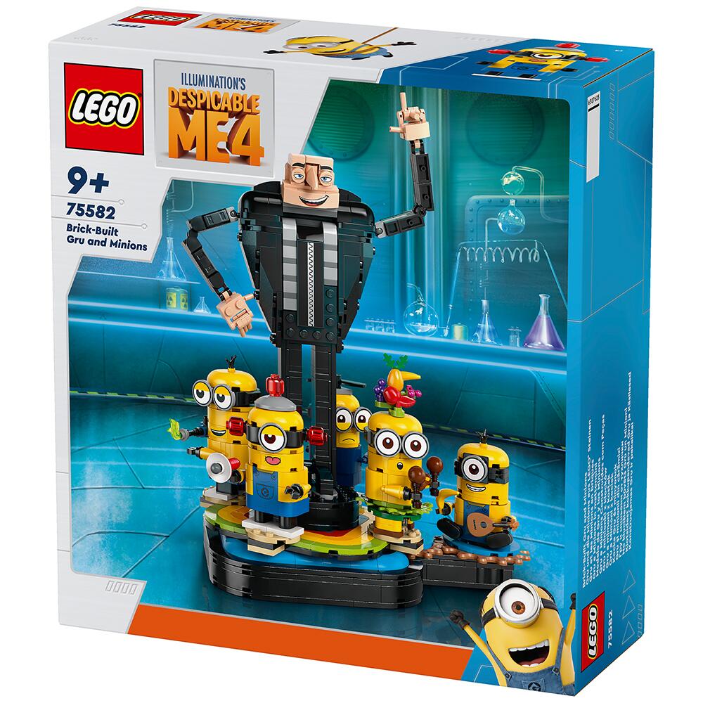 LEGO Despicable Me 4 BrickBuilt Gru and Minions Set 75582