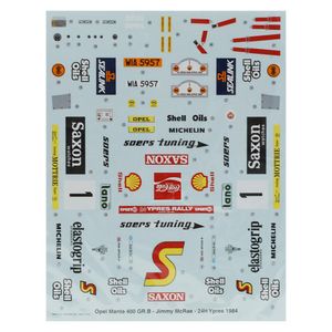 View 5 Belkits Opel Manta 400 GR. B Jimmy McRae 1984 Scale 1/24 BEL009