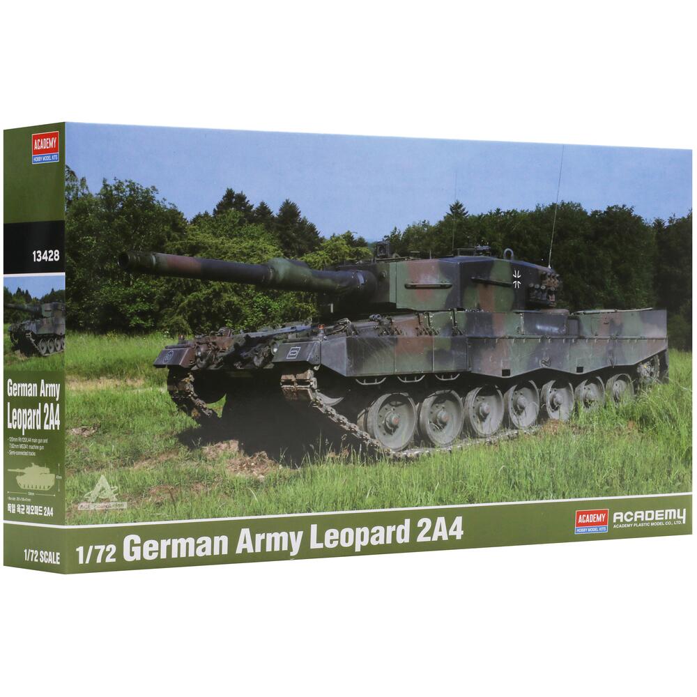 Academy German Army Leopard 2A4 Tank Model Kit Scale 1:72