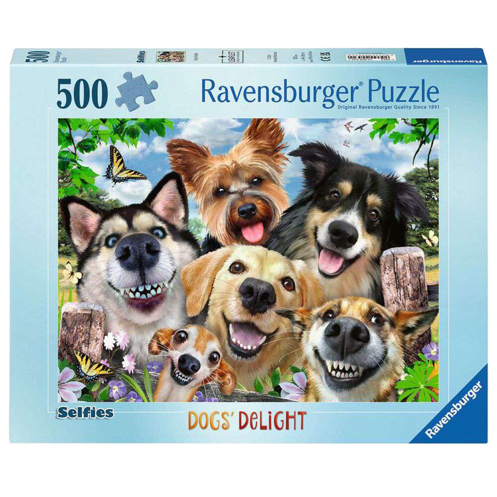 Ravensburger Selfies Dogs' Delight 500 Piece Jigsaw Puzzle 12000532